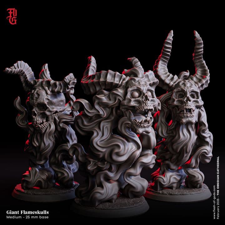 Giant Flameskulls