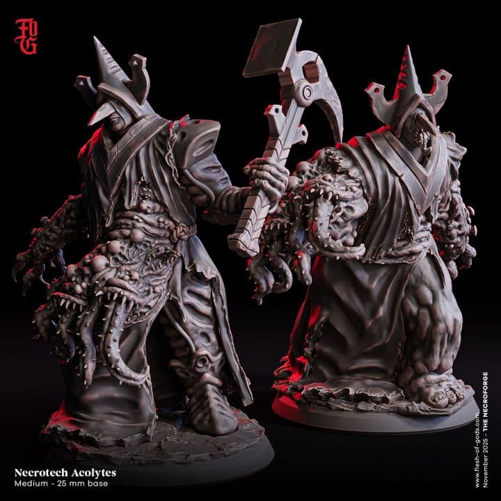 Necrotech Acolytes (2 poses)