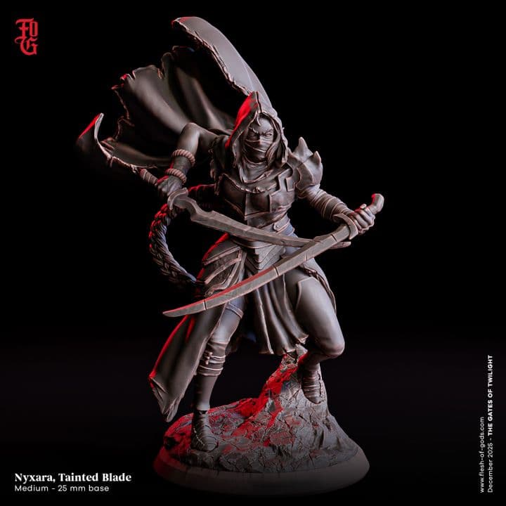 Returning Hero - Nyxara, Tainted Blade
