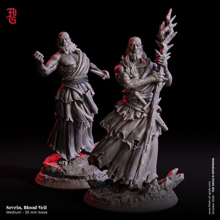 Sevrin, Blood-Veil (2 poses)