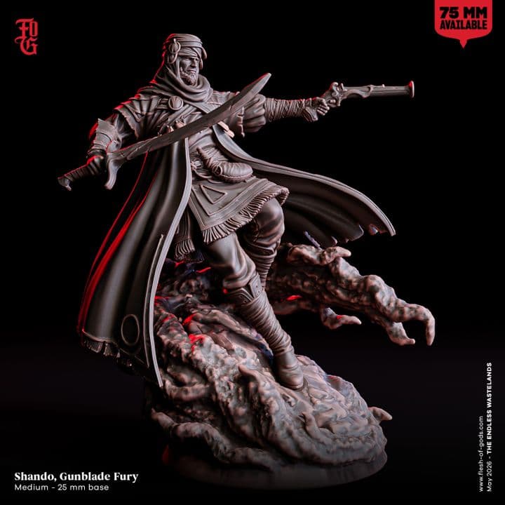 Shando, Gunblade Fury