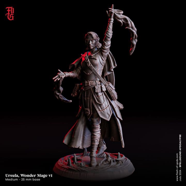 Ursula, Wonder Mage v1 (Elf Wizard)