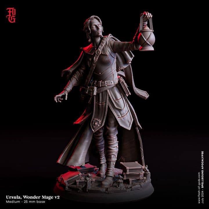 Ursula, Wonder Mage v2 (Elf Wizard)