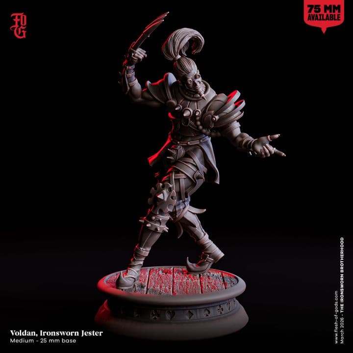 Voldan, Ironsworn Jester