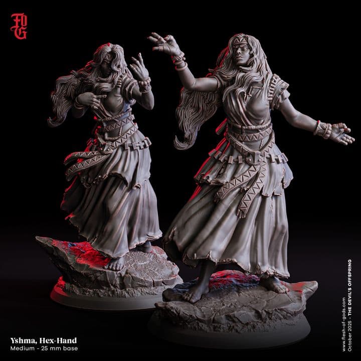 Yshma, Hex-Hand (2 poses)