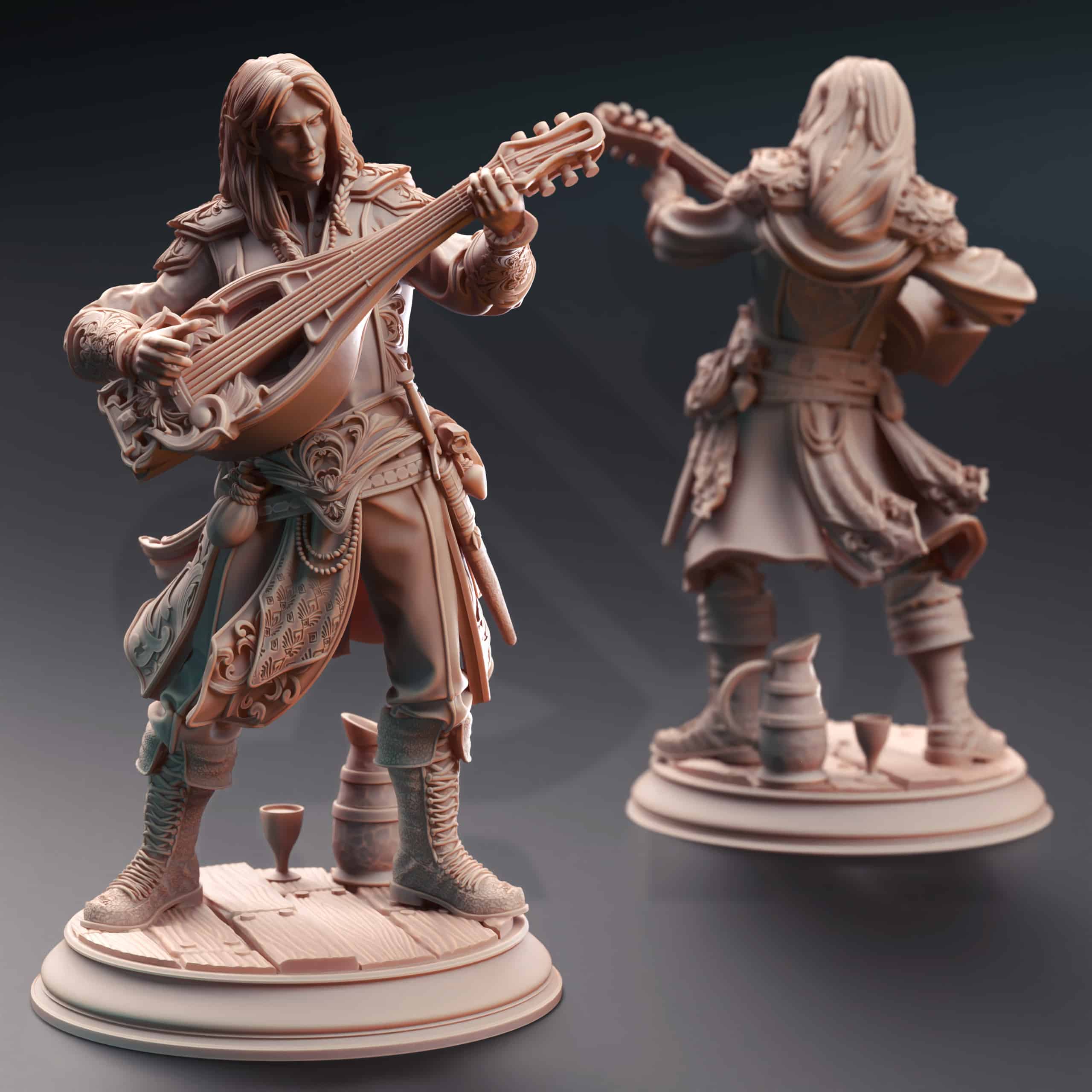 Ereviel "Eight Toes" – Bard of (mis)Fortune