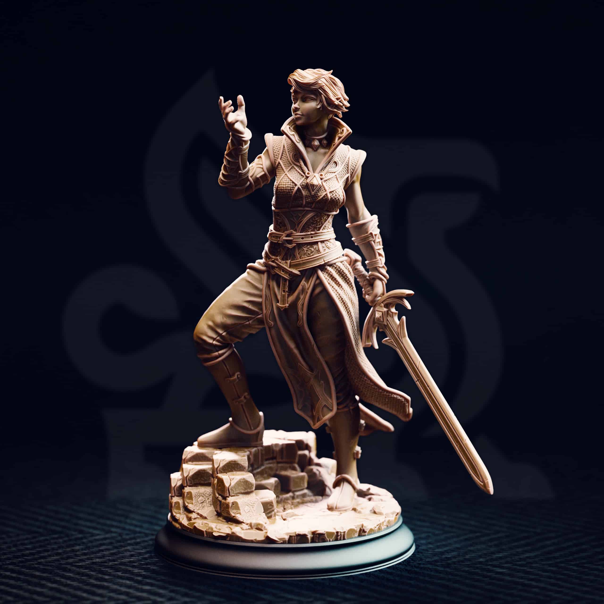 Karisia of Timberly – Half-Elf Hexblade