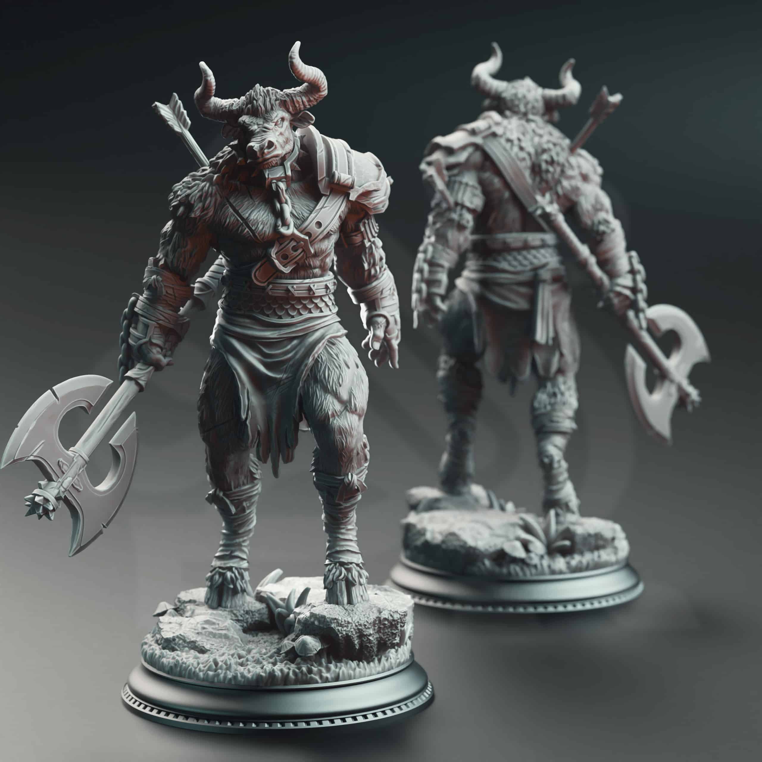 Minotaurs of the Labyrinth's Depths