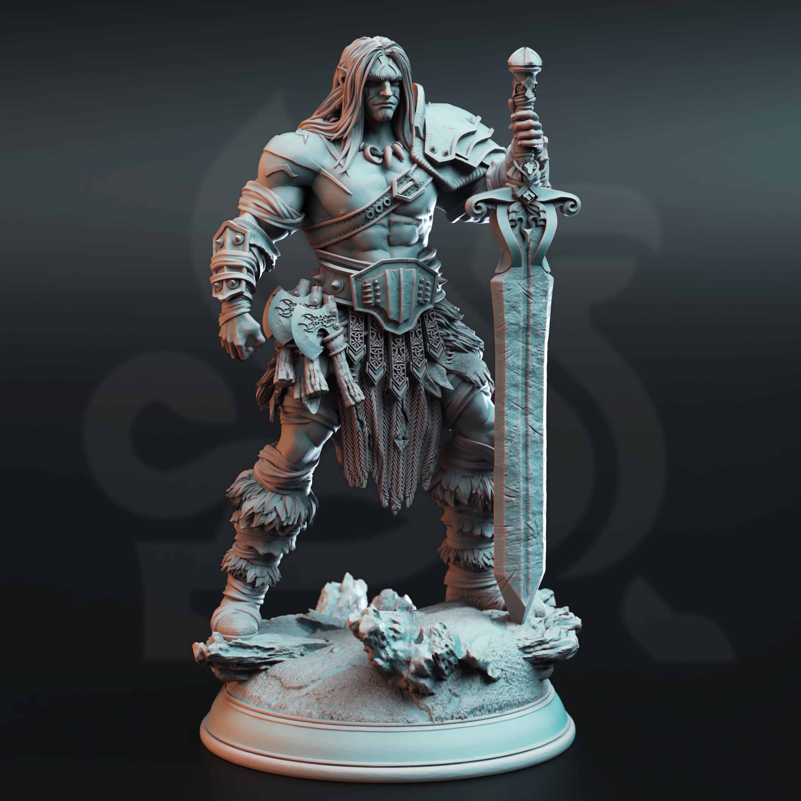 Oovur – Colossal Wastewalker Barbarian