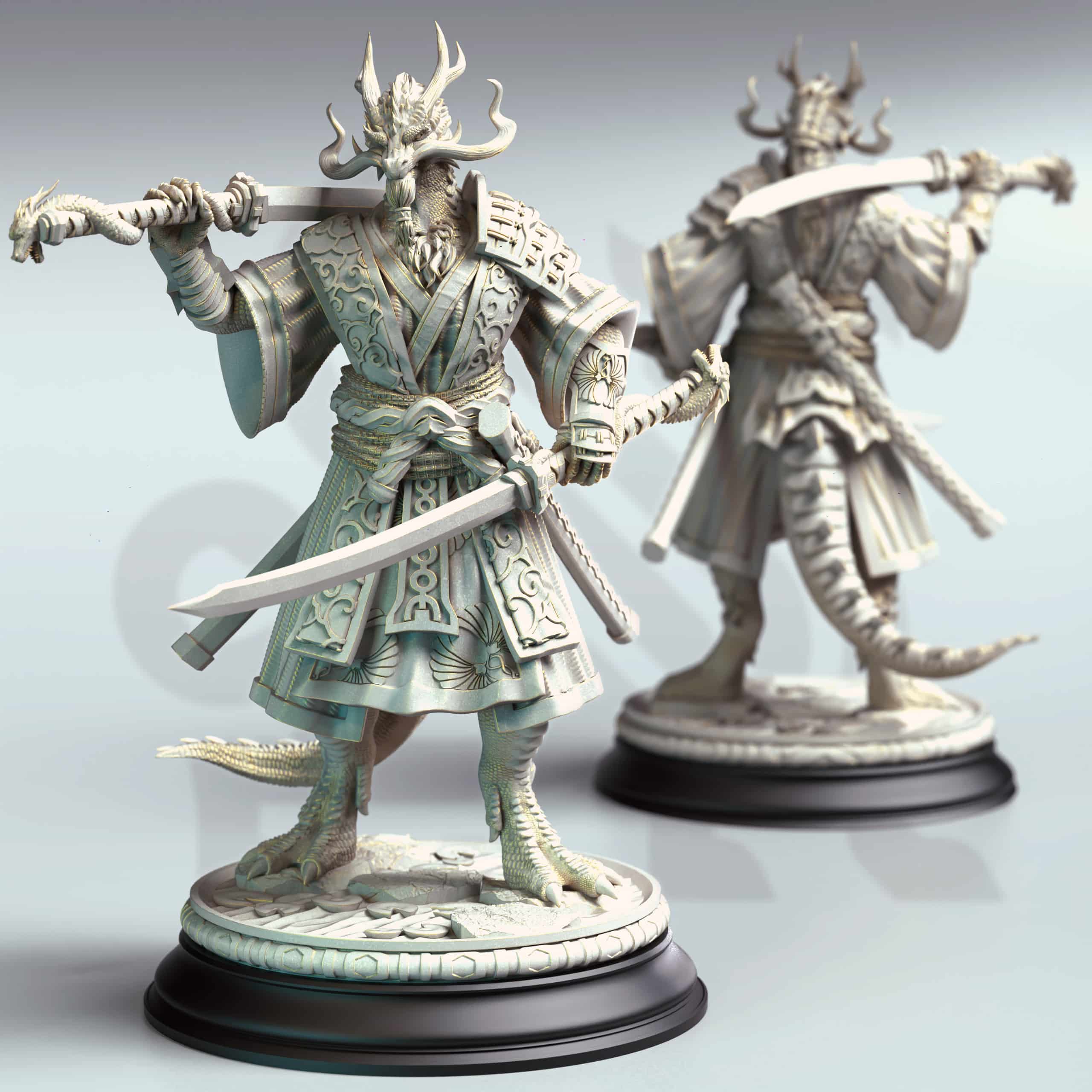 Ryuma – Eastern Dragonborn Samurai
