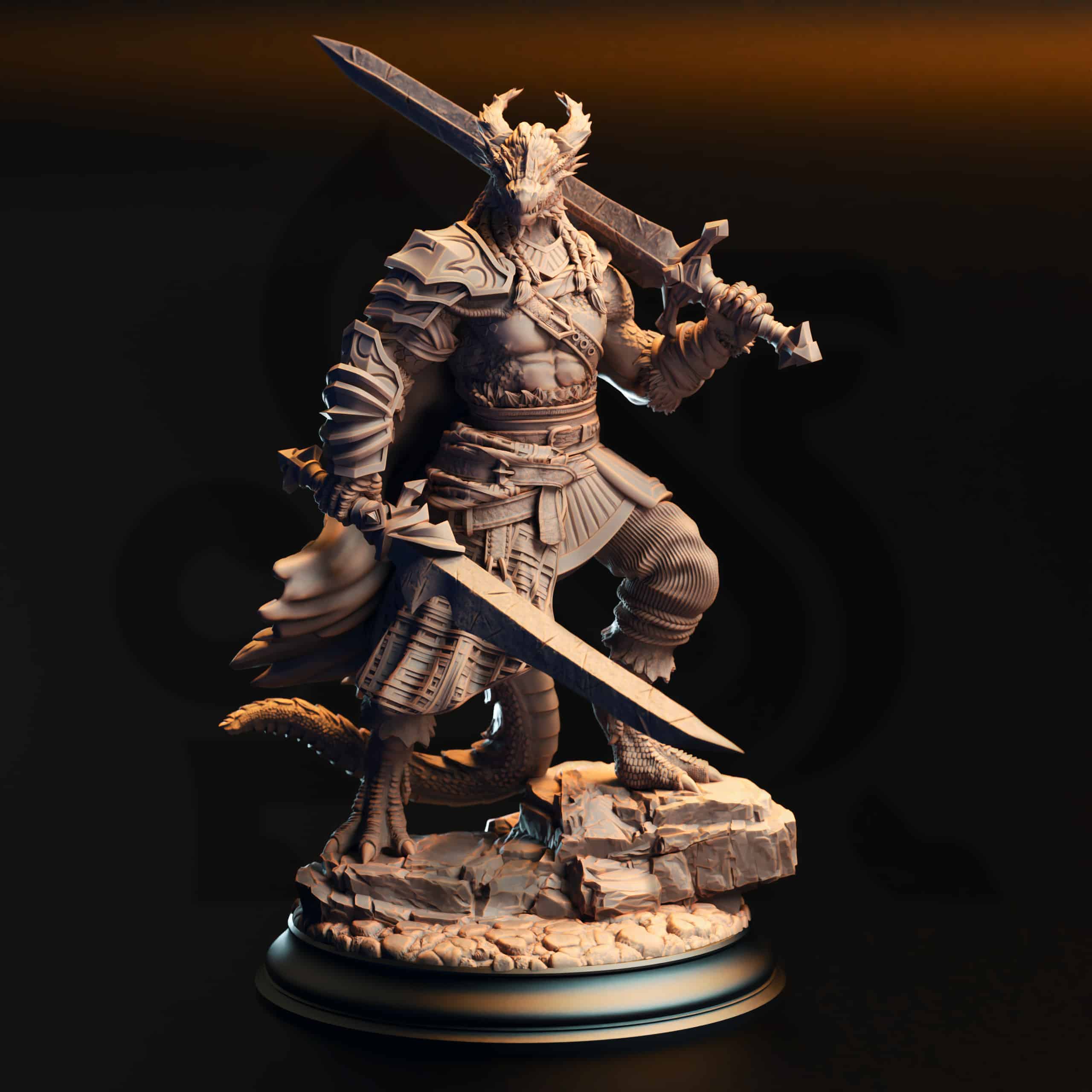 Skraa Dark-Eye – Black Dragonkin Barbarian