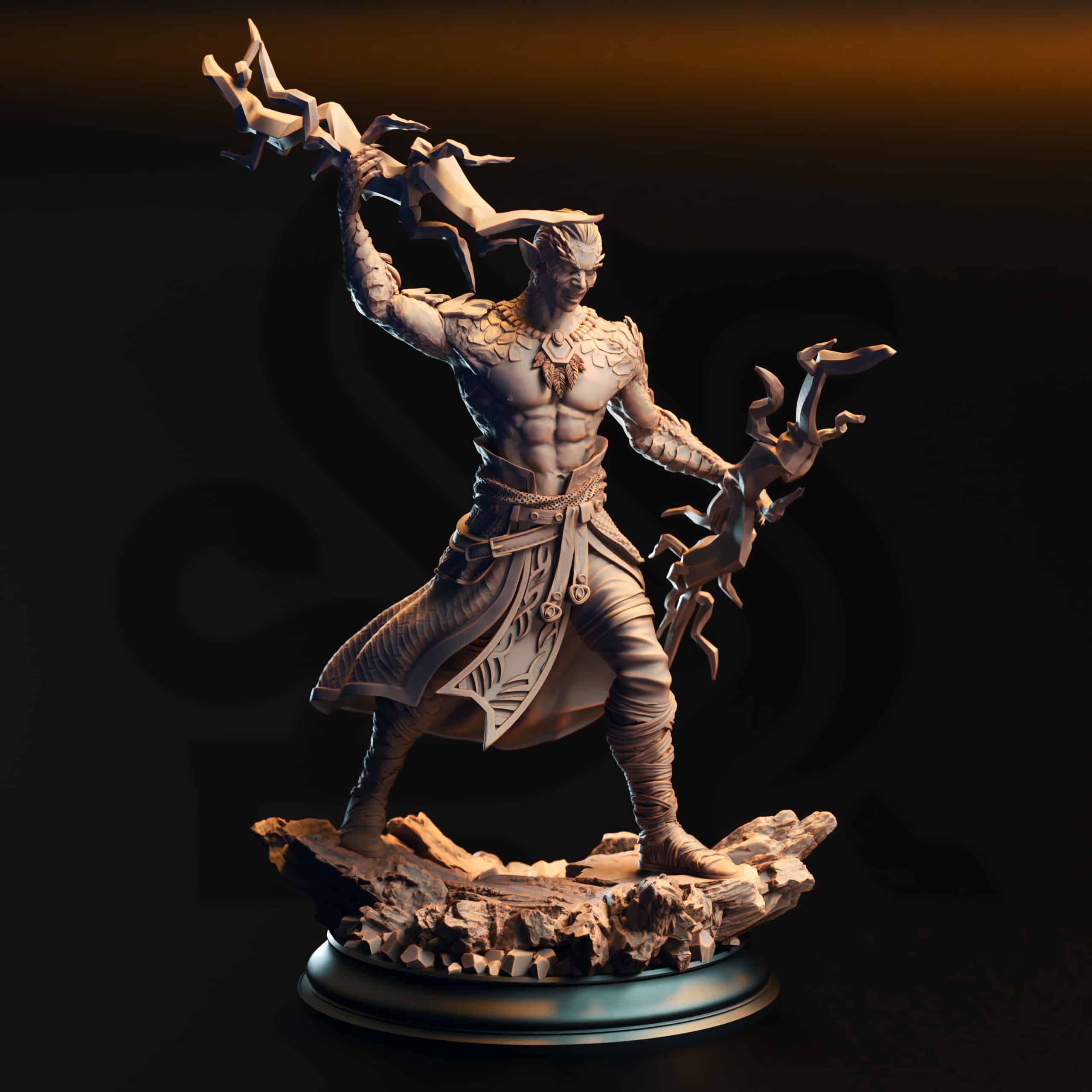 Styrax Thunderscale – Half-Dragon Sorcerer