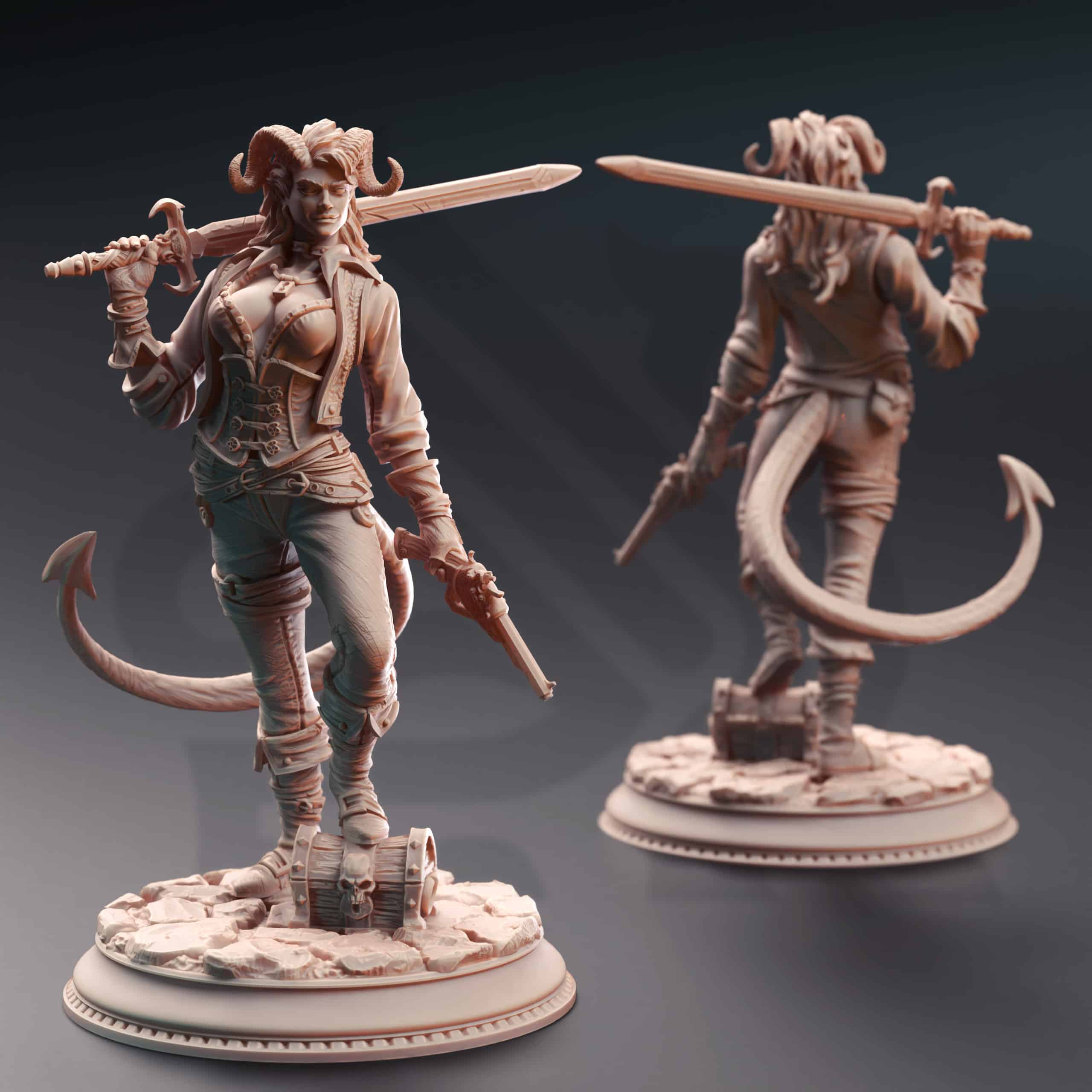 Syntheia the Daring – Tiefling Scoundrel