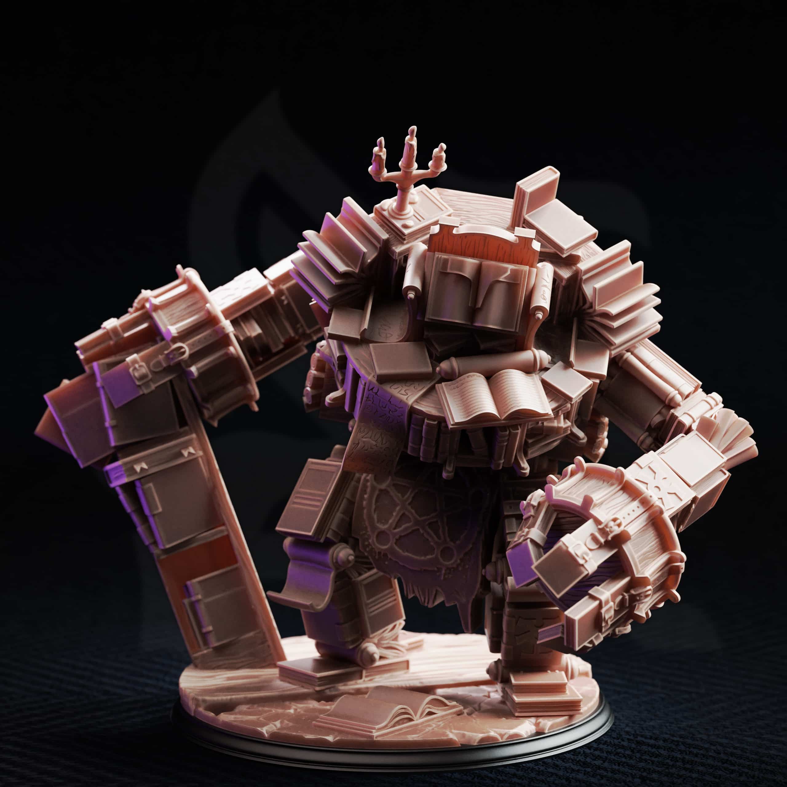 The Forbidden Section – Library Golem