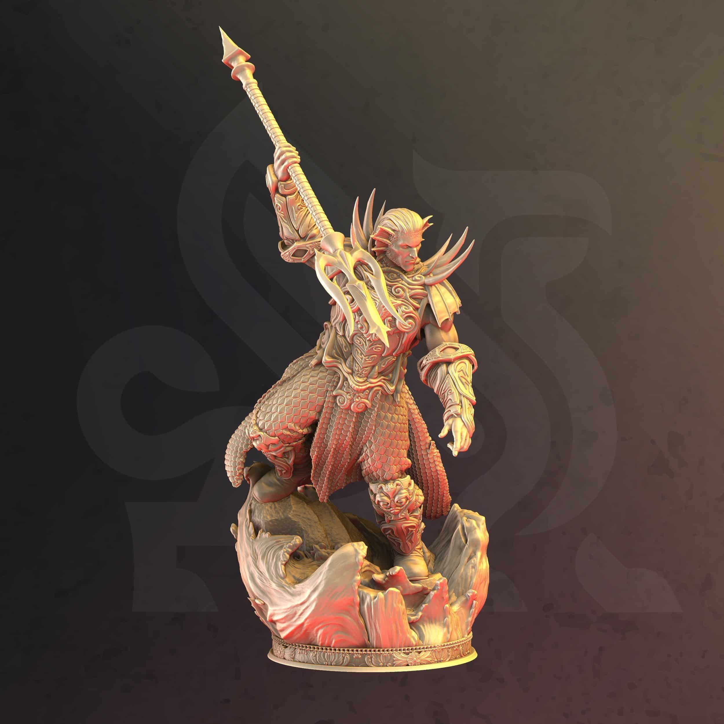 Torrent –  Water Genasi Warrior