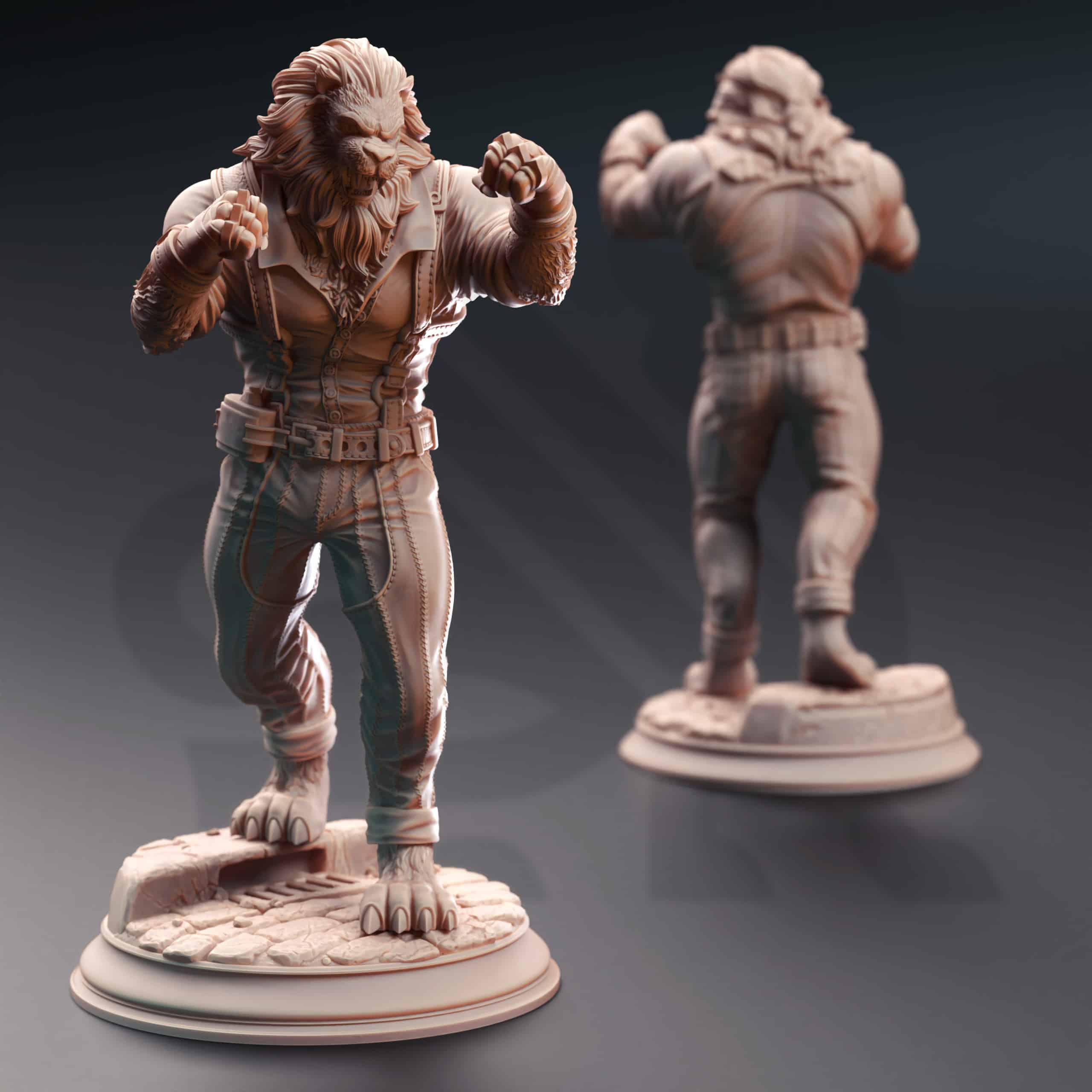 Vaa'dren Snowmane – Lionfolk Bouncer
