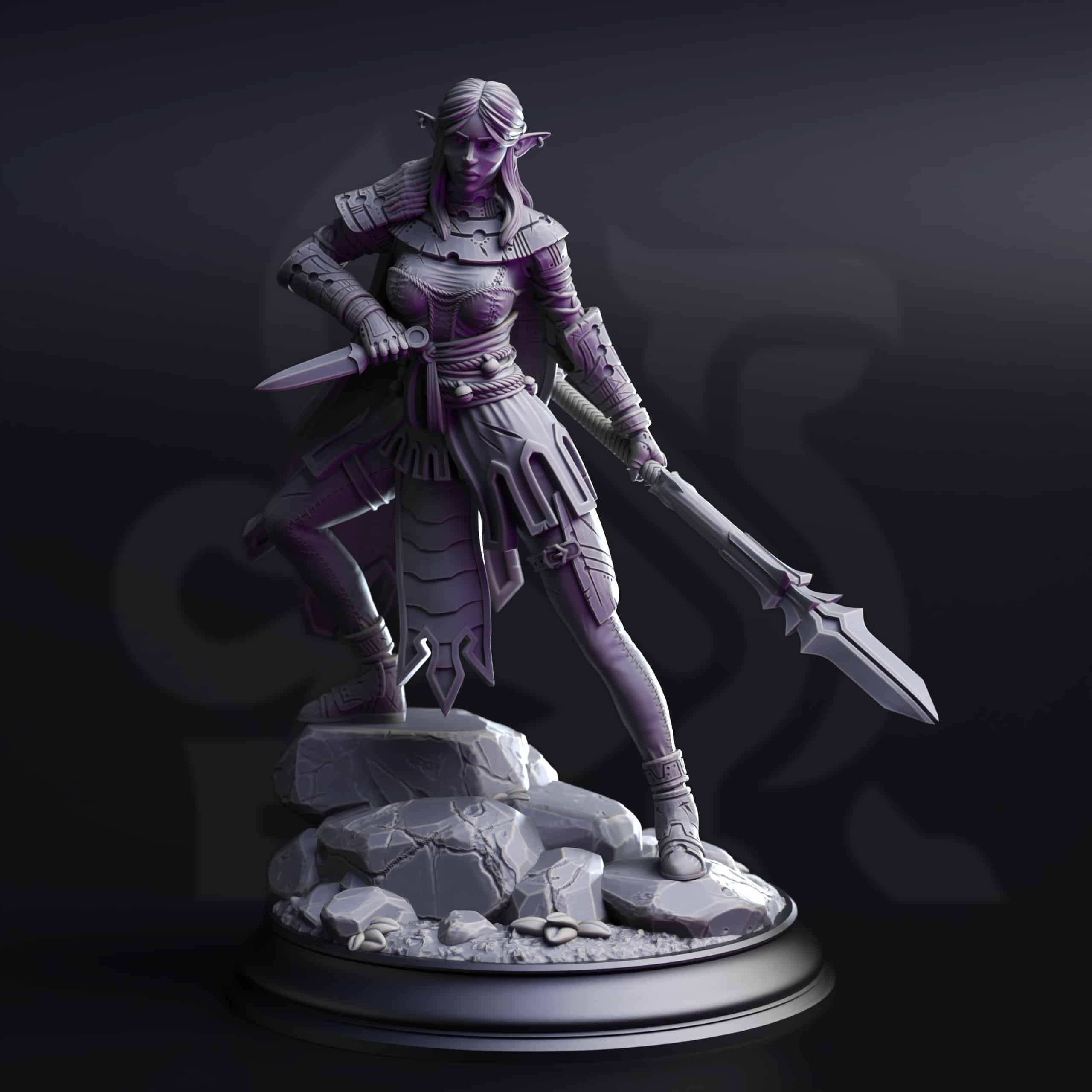 Vixa Indwynath – Drow Pathfinder of the Deep