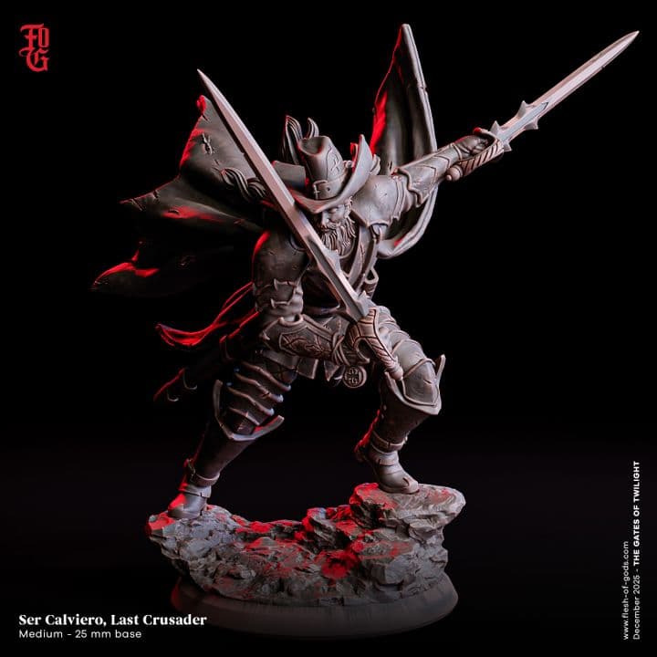 Returning Hero - Ser Calviero, Last Crusader