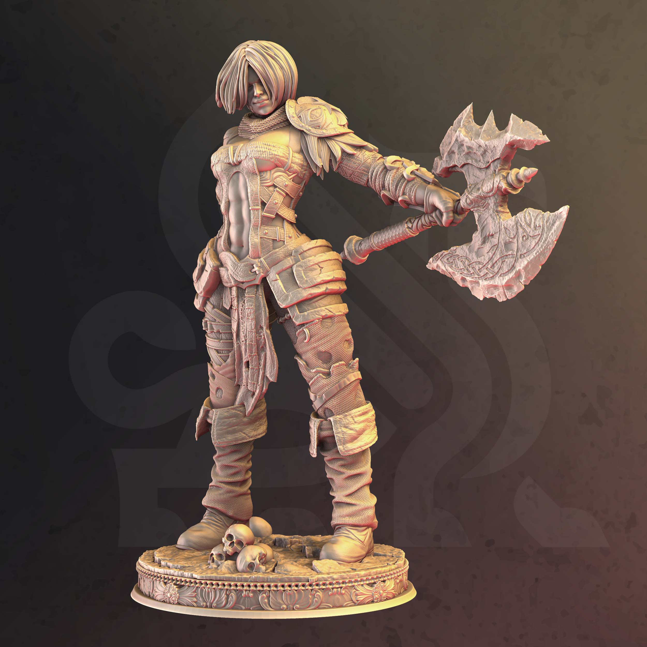 Agga Olhos-de-Águia – Bárbara e Patrulheira Goliath