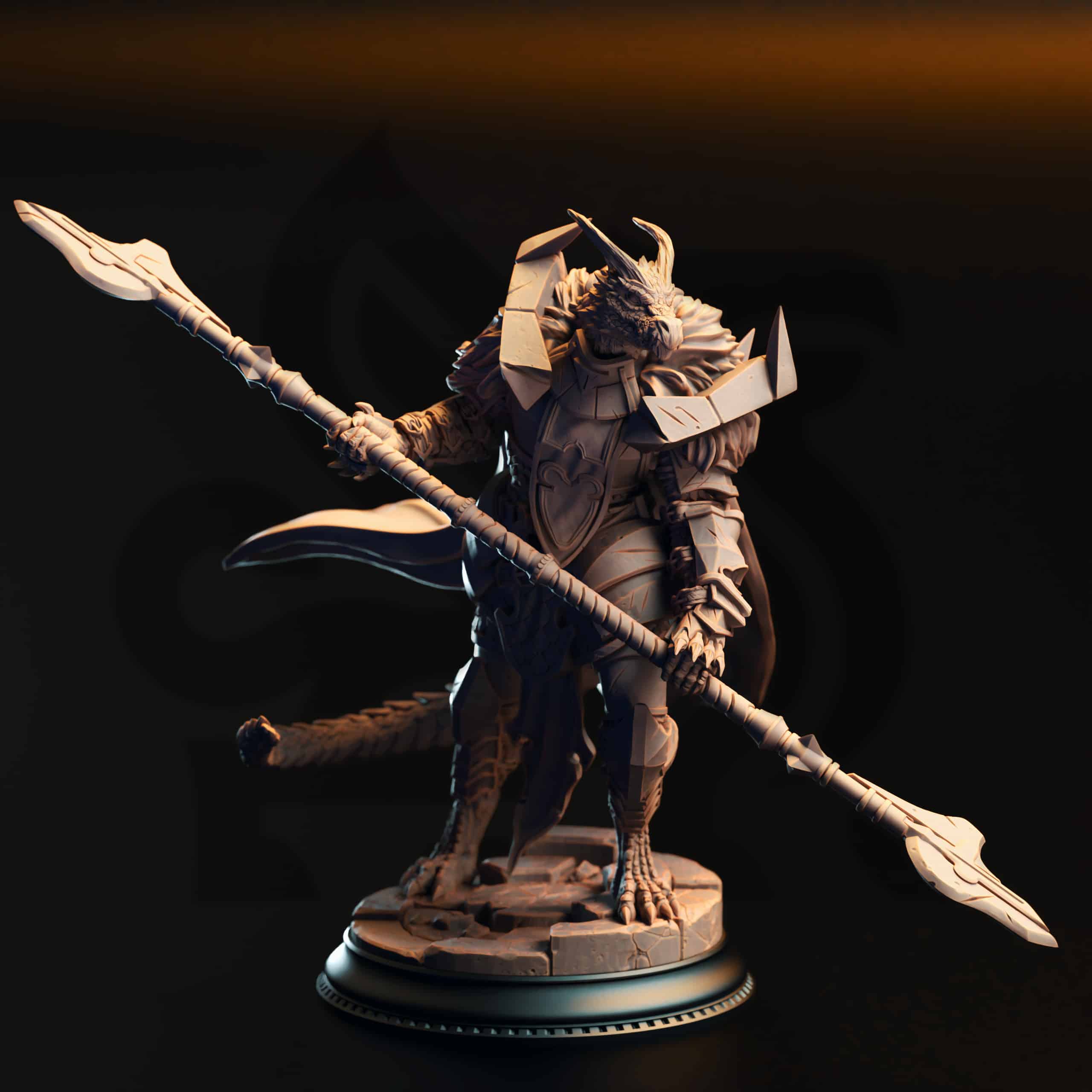 Apokris the Resolute – Silver Dragonkin Paladin